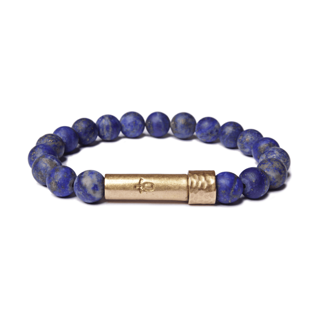 Matte Lapis Lazuli Bracelet